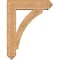 Ekena Millwork Thorton Arts and Crafts Smooth Bracket w/ Offset Brace, Western Red Cedar, 7 1/2"W x 28"D x 36"H BKT0806X28X36THR03SWR - alternate 2